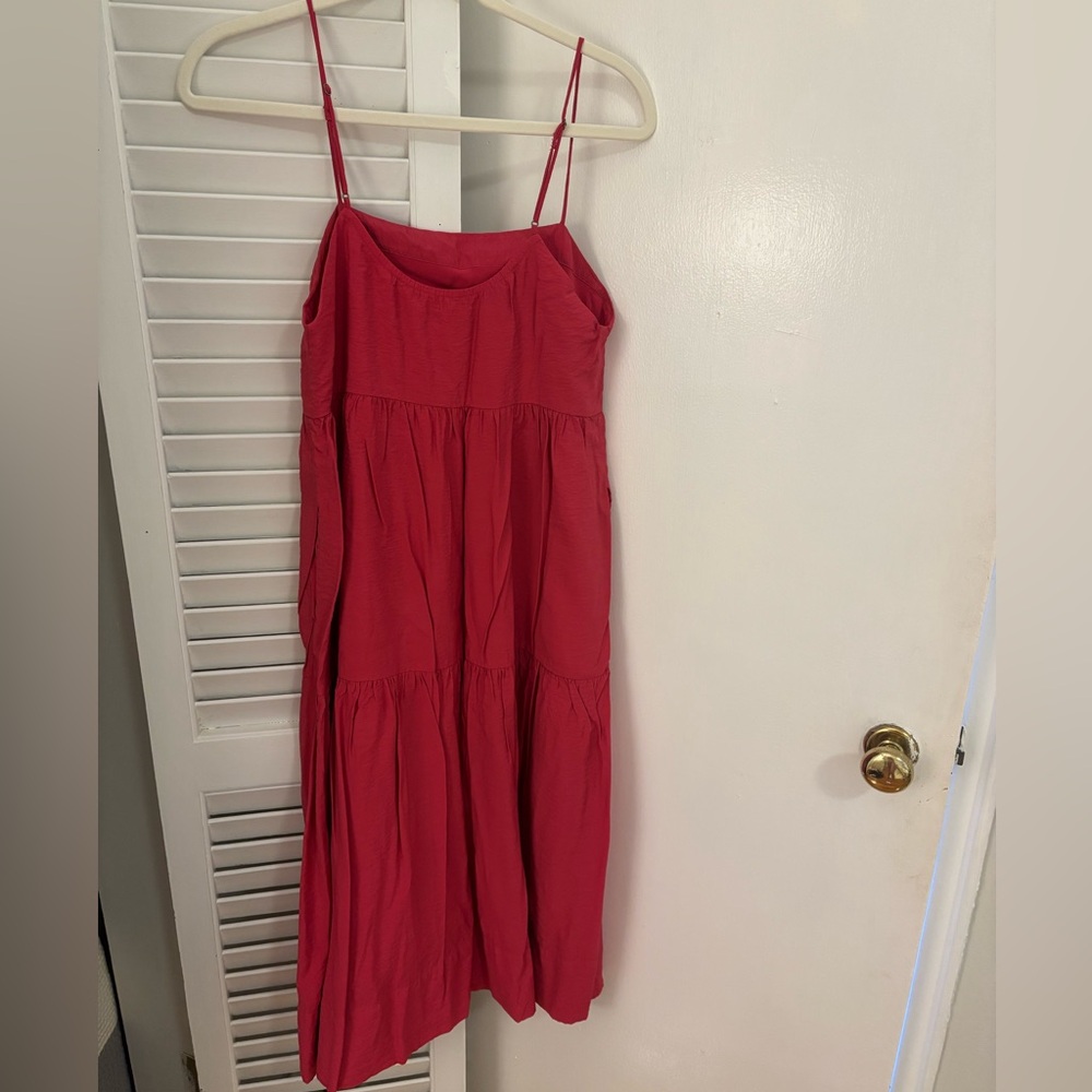 Abercrombie tiered midi dress - Picture 3 of 5